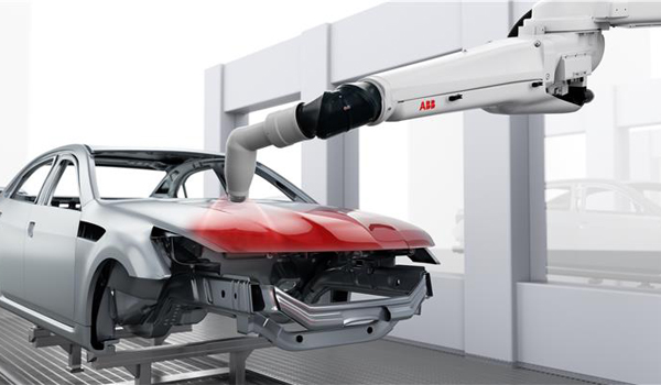 Robot sơn tĩnh điện được ứng dụng để sơn khung xe, vành, phụ tùng,... đảm bảo bề mặt nhẵn bóng