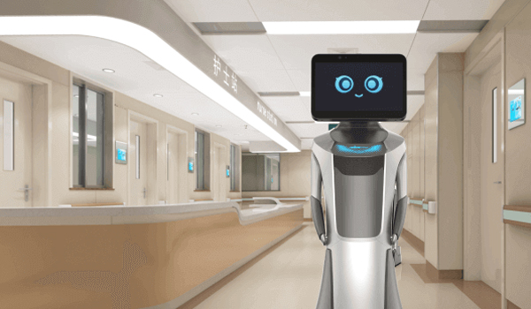 Robot lễ tân giúp tối ưu hoá quy trình đón tiếp, giảm thiểu thời gian chờ đợi