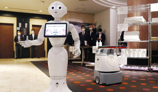 Robot có thể trò chuyện với khách hàng một cách tự nhiên