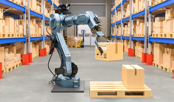 Robot xếp hàng lên pallet (Palletizing Robot)