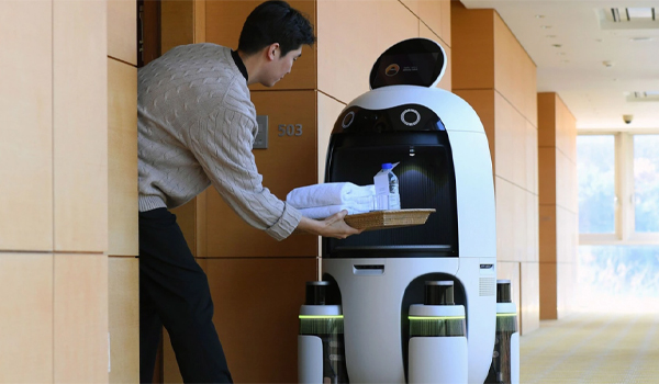 Robot giao hàng được thiết kế để vận chuyển & giao đồ ăn, thức uống, hàng hoá