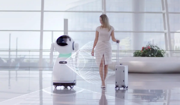 Robot hiện đại còn có chức năng dẫn đường trực tiếp, di chuyển song song