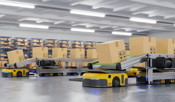 Robot vận chuyển giúp tối ưu hoá vận hành kho thông minh