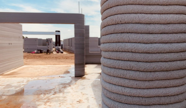 Vật liệu dùng cho máy in 3D xây dựng vẫn chủ yếu là bê tông/hỗn hợp xi măng cải tiến