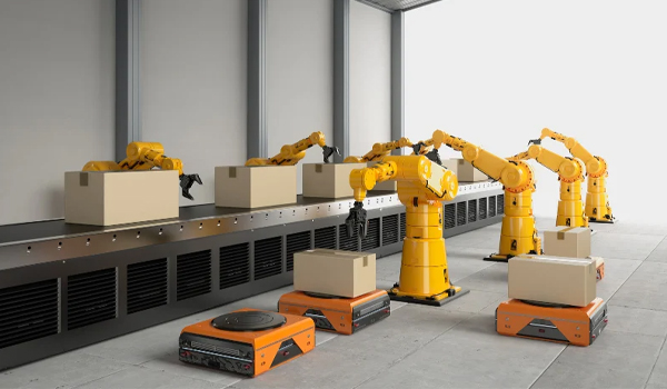 Cánh tay robot hỗ trợ phân loại hàng hoá, xếp dỡ pallet