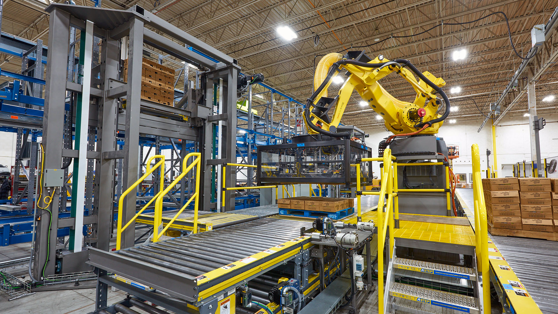 Hệ thống Robot bốc xếp hàng