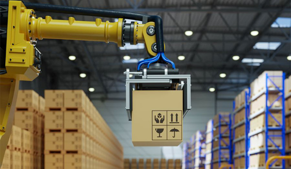 Robot hoạt động theo lập trình, hạn chế tối đa sai sót trong quá trình sắp xếp hàng hoá