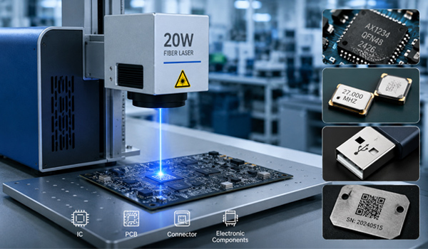 Ứng dụng của máy khắc laser 20W trong ngành điện tử