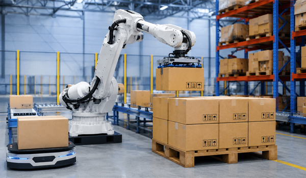 Robot bốc xếp hàng hóa - Giải pháp tự động hóa hiệu quả
