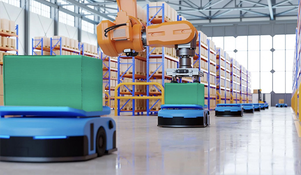 Robot kéo hàng được thiết kế để kéo/vận chuyển hàng hóa từ vị trí này đến vị trí khác