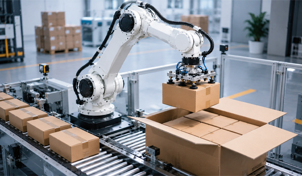 Robot Packing đóng gói hoạt động theo quy trình tự động hoá khép kín