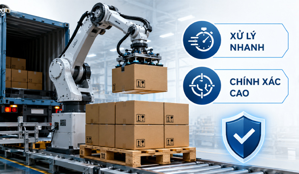 Ưu tiên lựa chọn robot có khả năng xử lý nhanh & chính xác