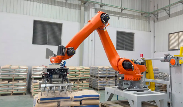 Robot được sử dụng để xử lý các loại hàng hoá có tải trọng lớn như bao xi măng