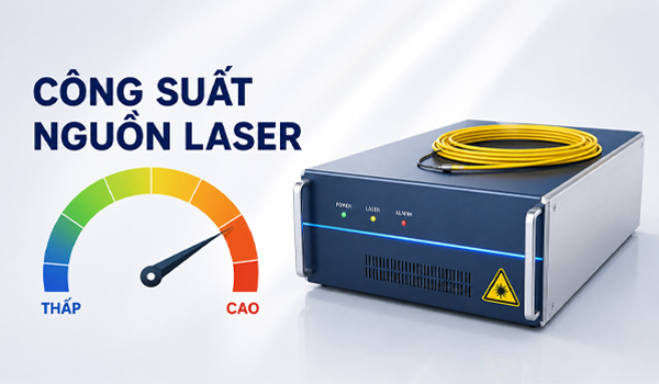 Công suất nguồn laser ảnh hưởng đến tốc độ khắc, độ sâu khắc & khả năng xử lý vật liệu