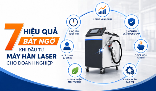 7 hiệu quả bất ngờ khi đầu tư máy hàn laser cho doanh nghiệp