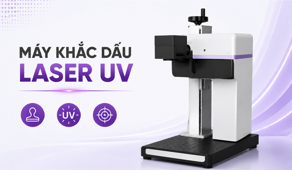 Máy khắc dấu laser UV khắc được chi tiết siêu nhỏ