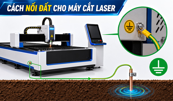 Cách nối đất cho máy cắt laser