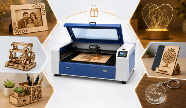 Máy cắt khắc laser CO2 trong sản xuất quà tặng, đồ thủ công mỹ nghệ