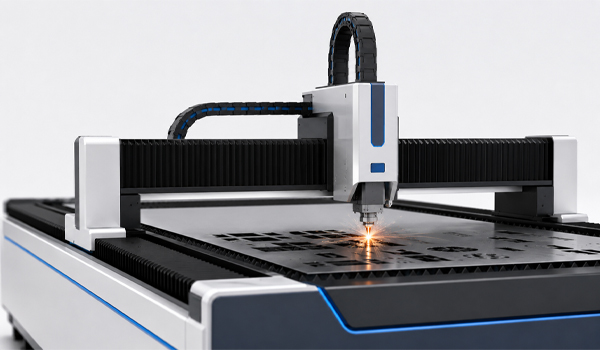 Máy cắt laser CNC sử dụng tia laser công suất cao để cắt vật liệu