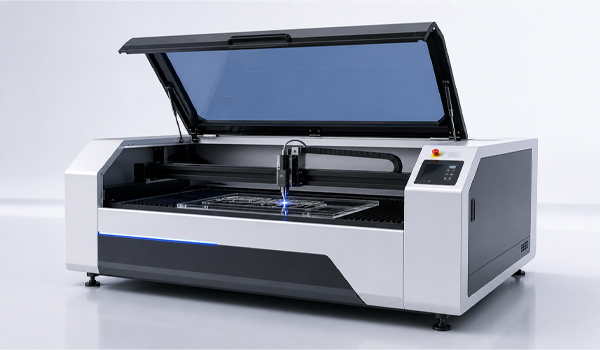 Máy cắt laser nhựa sử dụng chùm tia laser có cường độ cao để cắt các vật liệu nhựa