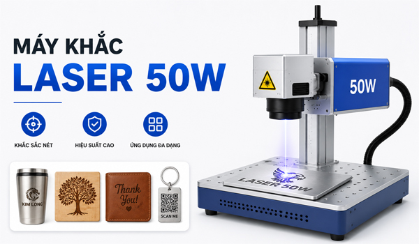 Máy khắc laser 50W là gì?
