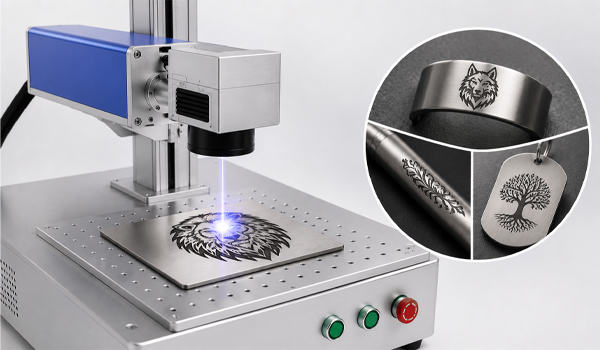 Máy khắc laser Fiber 30W có thể tạo ra các chi tiết nhỏ với độ sắc nét cao