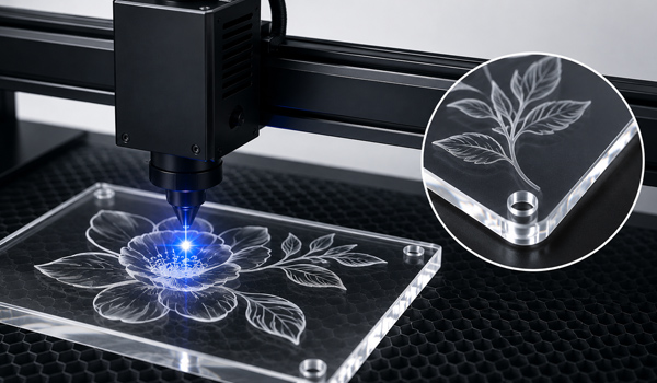 Máy khắc laser mica tạo sản phẩm sắc nét, tính thẩm mỹ cao