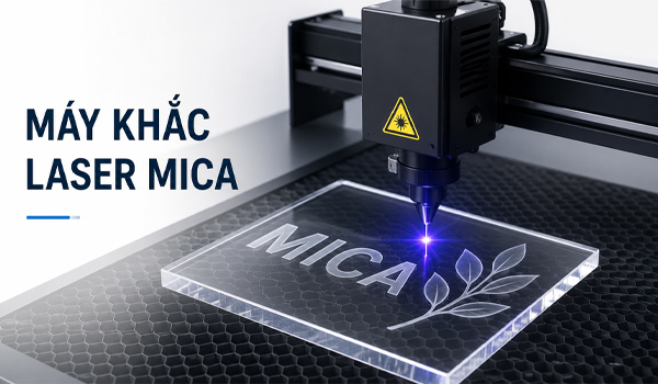 Máy khắc laser mica là gì?