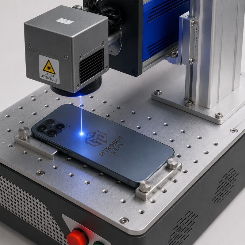 Máy khắc laser vỏ điện thoại: