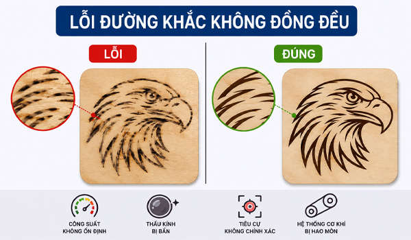 Đường khắc không đồng đều