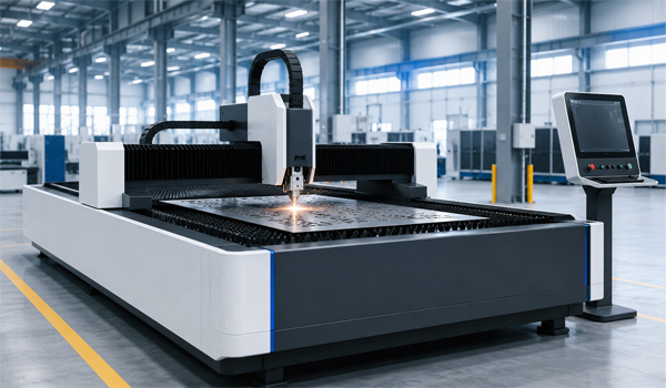 Máy cắt laser Fiber sử dụng nguồn laser sợi quang để tạo ra tia laser