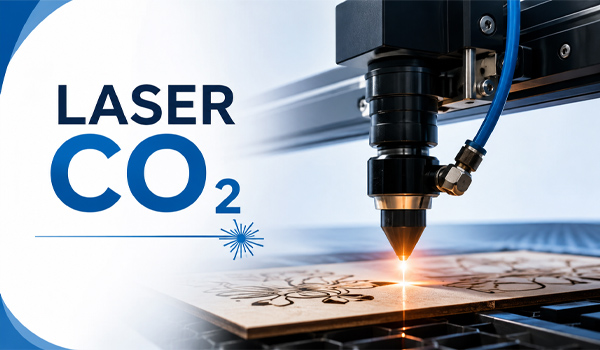 Công nghệ laser CO2 được ứng dụng để cắt mica, gỗ, nhựa, da, vải, gia công phi kim,...