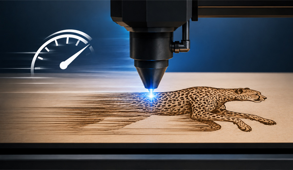 Máy khắc laser có tốc độ gia công nhanh hơn nhiều phương pháp truyền thống