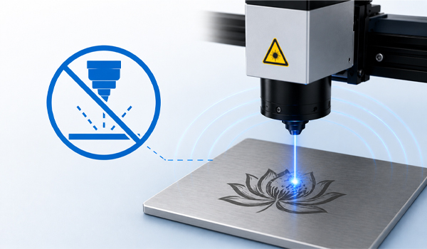 Tia laser tác động trực tiếp bằng nhiệt năng mà không tạo lực tiếp xúc
