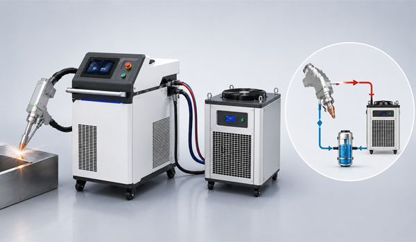 Hệ thống làm mát giúp duy trì nhiệt độ ổn định cho nguồn laser khi vận hành liên tục