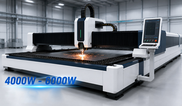 Máy cắt laser kim loại 4000W - 6000W là dòng máy công suất cao