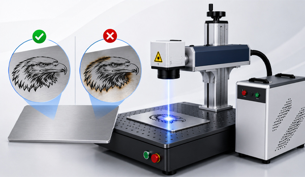 Máy khắc laser Fiber không làm biến dạng vật liệu