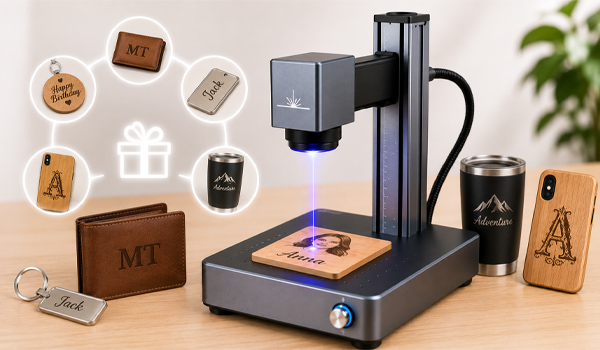Máy khắc laser mini đáp ứng xu hướng cá nhân hoá sản phẩm