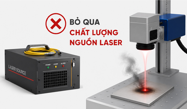 Bỏ qua chất lượng nguồn laser