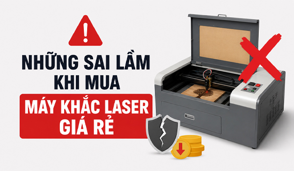 Những sai lầm khi mua máy khắc laser giá rẻ