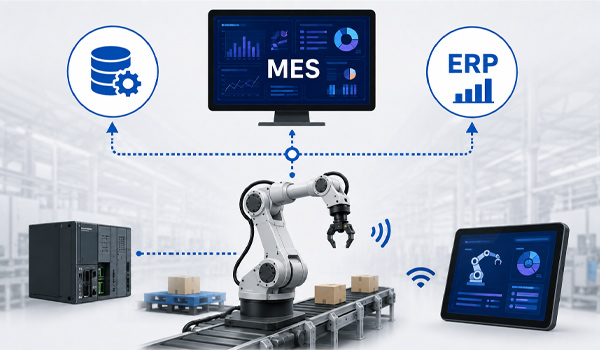 7 lợi ích khi kết nối robot với hệ thống MES và ERP