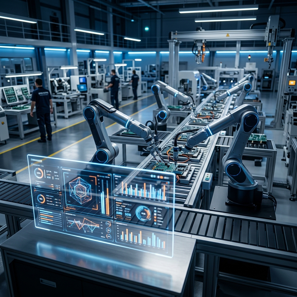 Robot kết nối MES, ERP