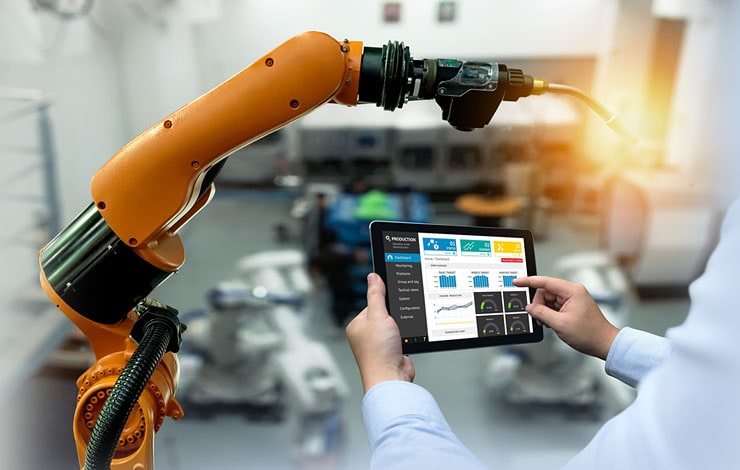 Robot công nghiệp đóng vai trò gì trong hệ thống MES, ERP