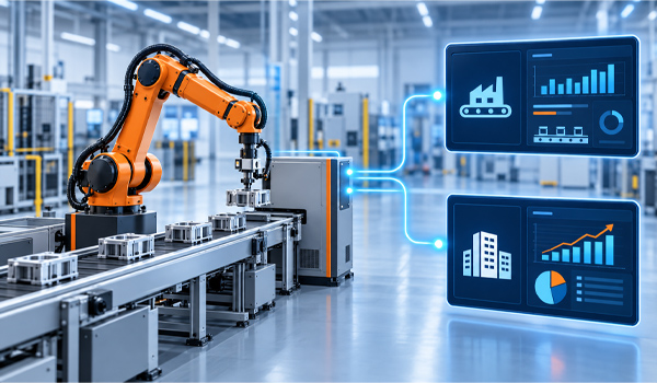 Cách tích hợp robot công nghiệp với phần mềm MES, ERP