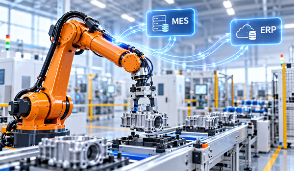 Hệ thống Robot kết nối MES, ERP tối ưu hoạt động nhà máy