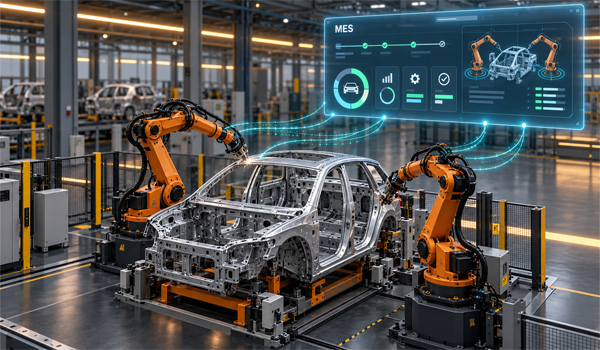Làm sao để tích hợp robot với phần mềm quản lý sản xuất MES?