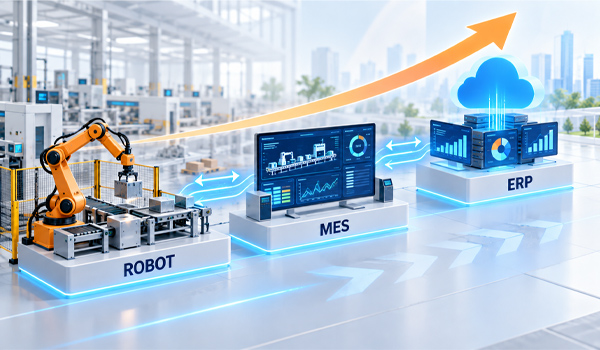 Xu hướng phát triển của mô hình Robot - MES - ERP