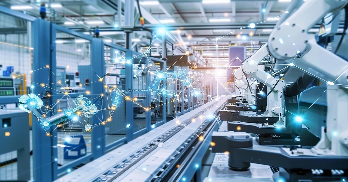 Nhà máy thông minh bắt đầu từ robot kết nối MES và ERP