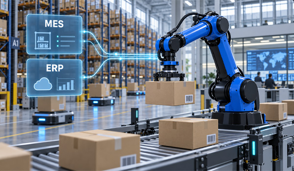 Mô hình Robot, MES & ERP trong nhà máy hiện đại