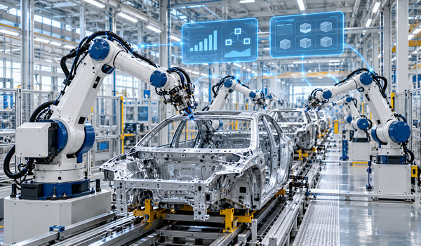 Robot kết nối MES, ERP – Giải pháp tự động hóa sản xuất toàn diện